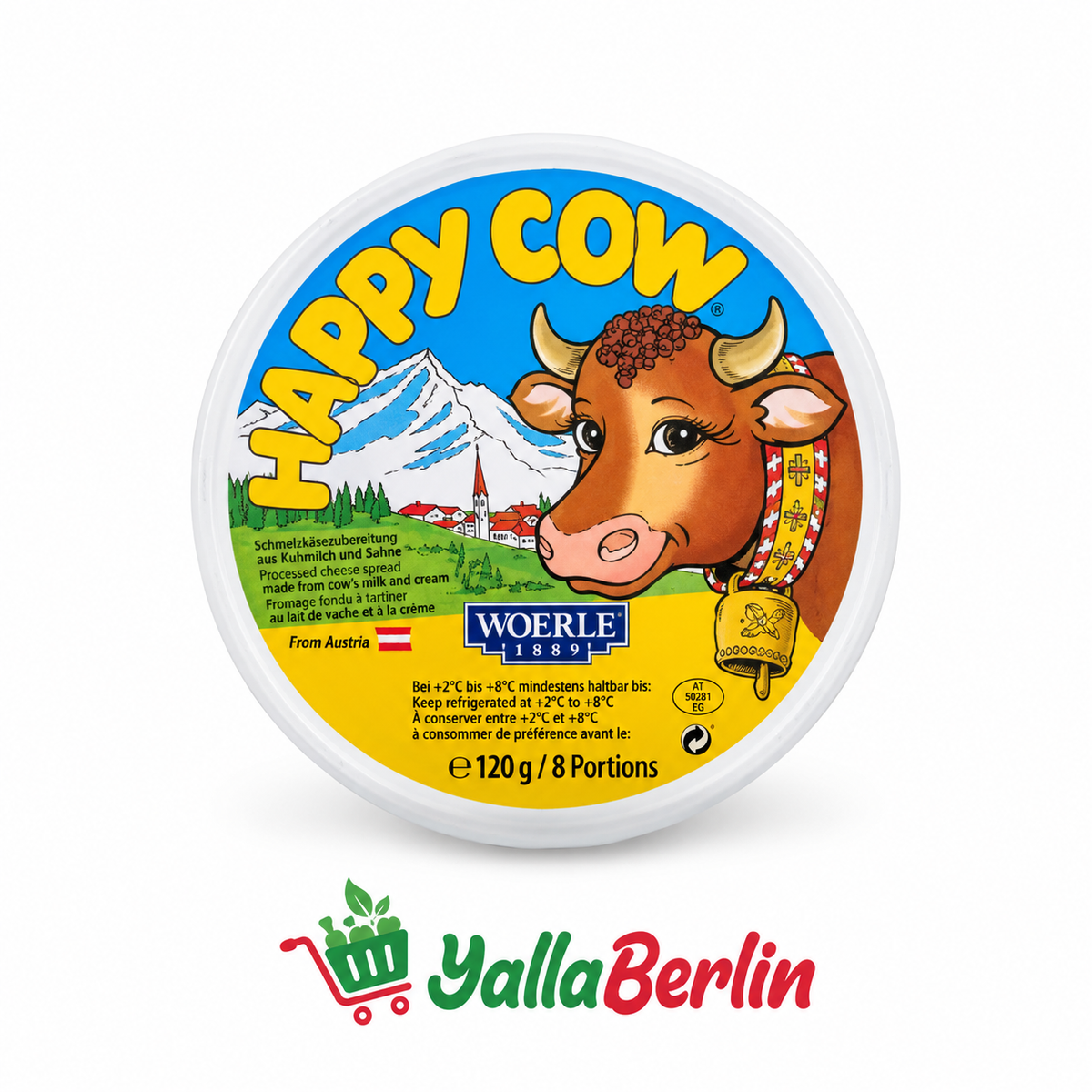 Happy cow käse 8 stk 120g