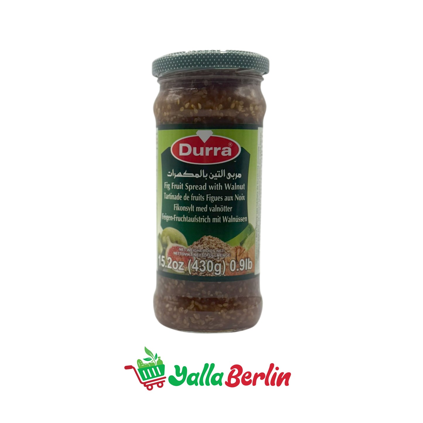 DURRA FEIGENMARMELADE MIT NÜSSEN 430gr