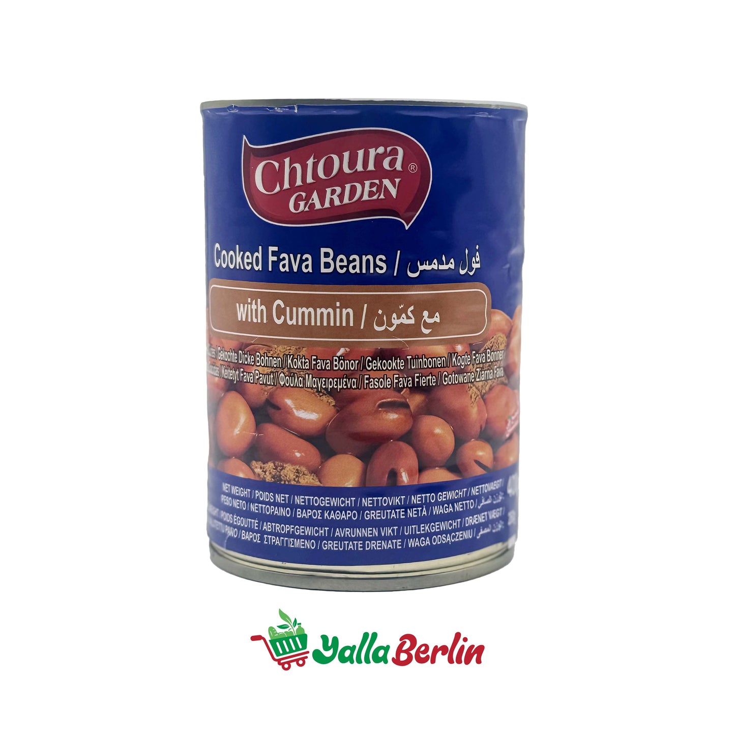 CHTOURA GARDEN GEDÜNSTETE BOHNEN MIT KÜMMEL (260 Gr Netto)