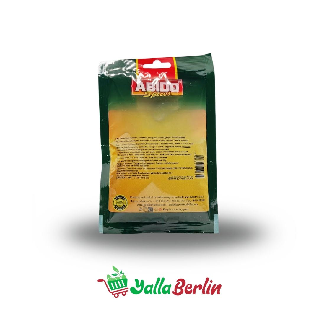 ABIDO SÜẞES CURRY-GEWÜRZ (FEIN Gemahlen) 50 gr