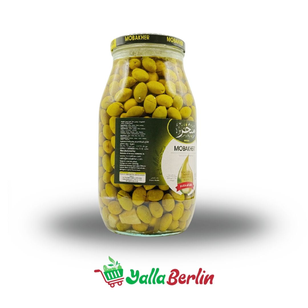 Mobakher Grüne Oliven Salkini 2750 Gr