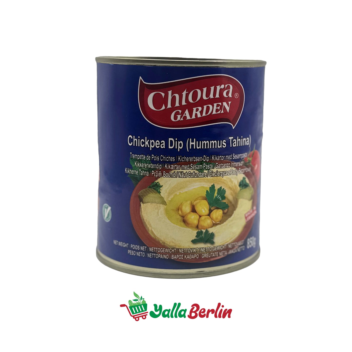 CHTOURA GARDEN FEINE KICHERERBSEN MIT TAHINI (850 Gr)