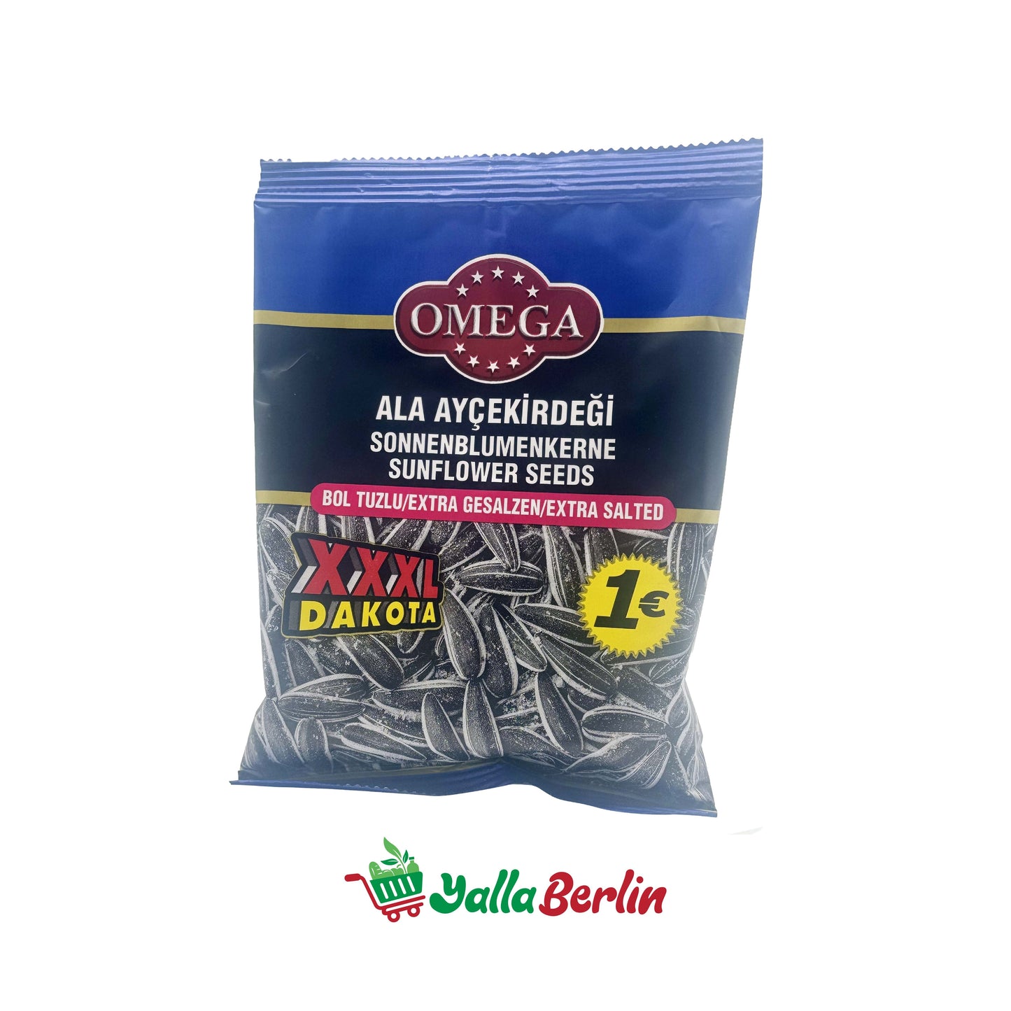 OMEGA EXTRA SALTED SUNFLOWER SEEDS