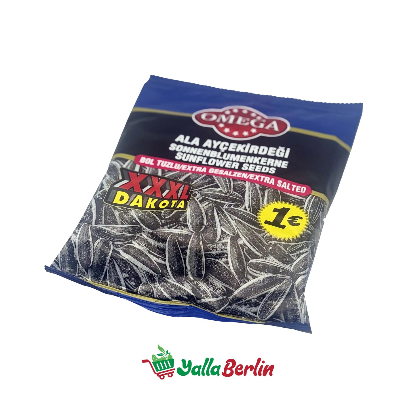 OMEGA EXTRA SALTED SUNFLOWER SEEDS