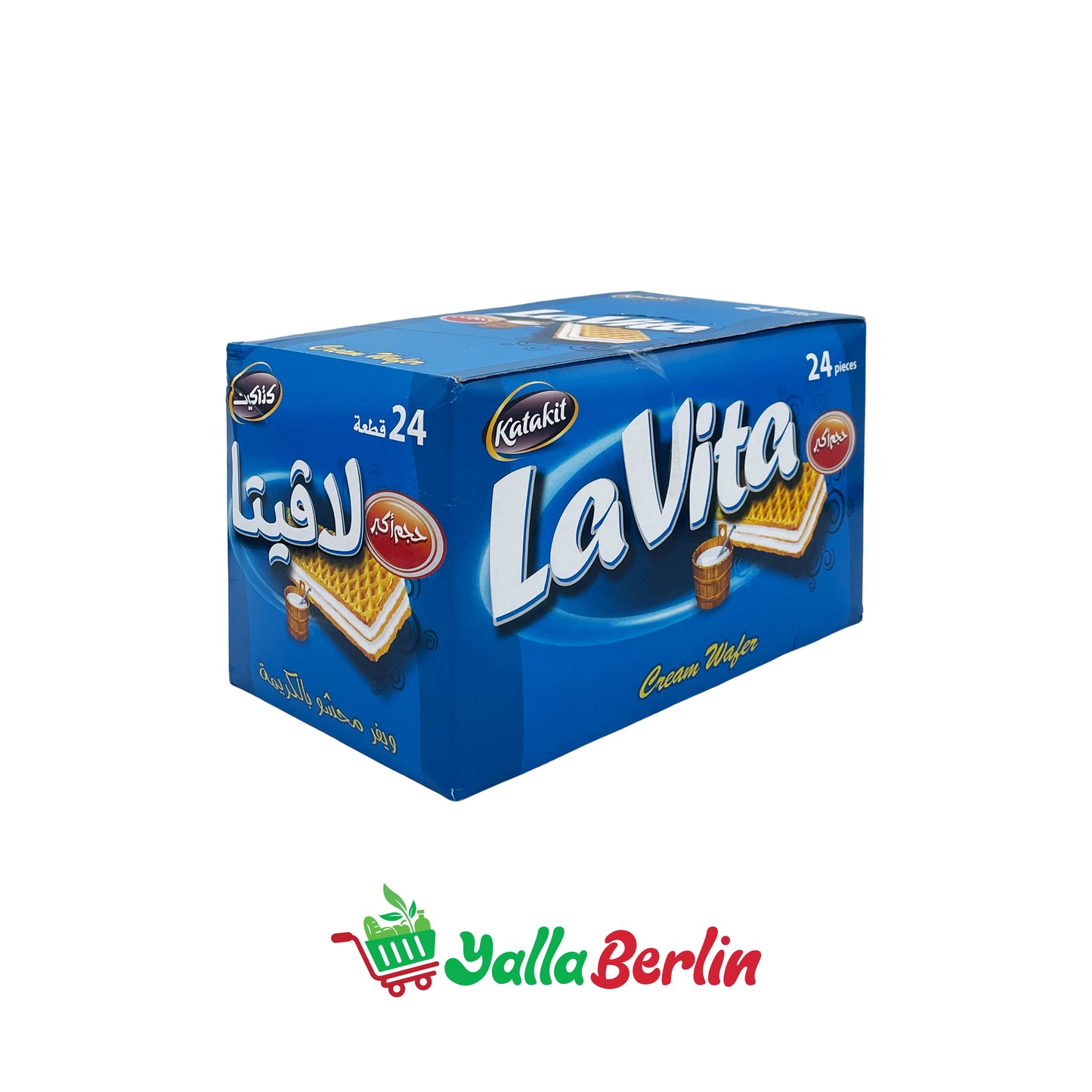 لافيتا ويفر محشو بالكريم ٢٤ قطعه