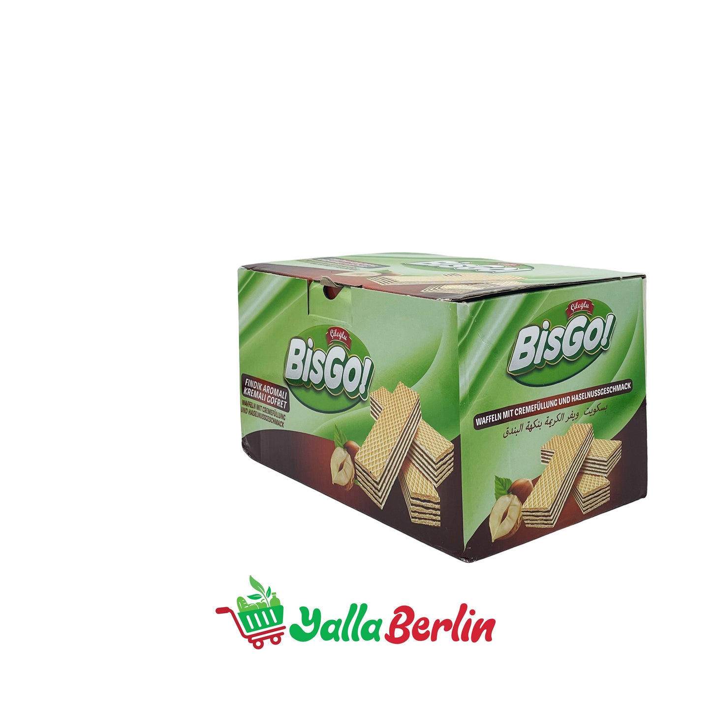 CILOGLU BISGO WAFFELN, GEFÜLLT MIT HASELNUSSCREME.
