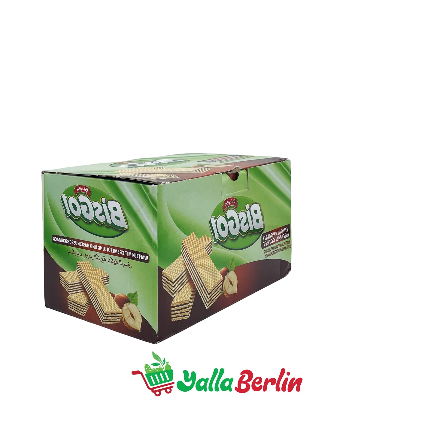 CILOGLU BISGO WAFFELN, GEFÜLLT MIT HASELNUSSCREME.