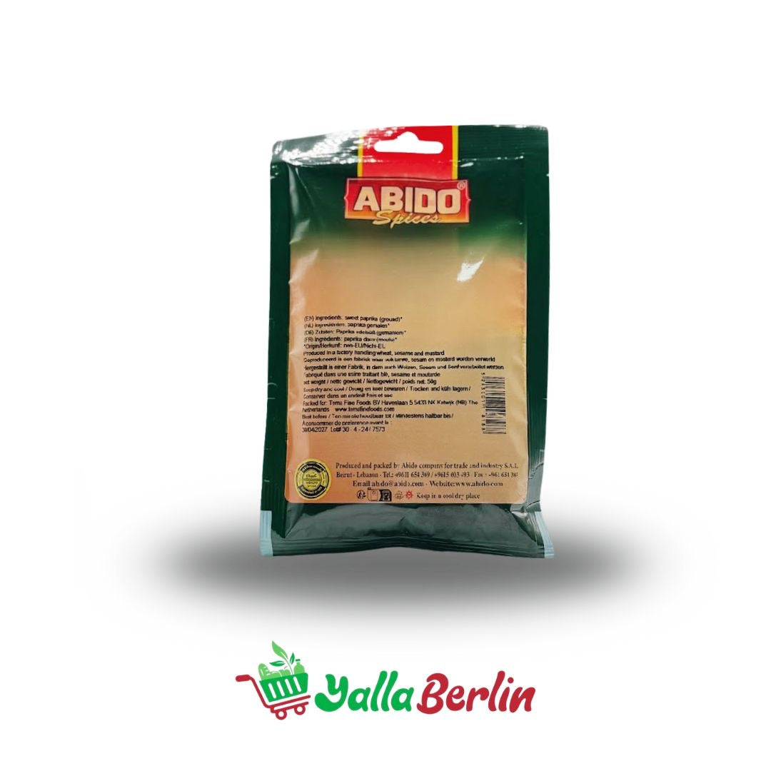 ABIDO SÜSSER PAPRIKA, gemahlen 50 g