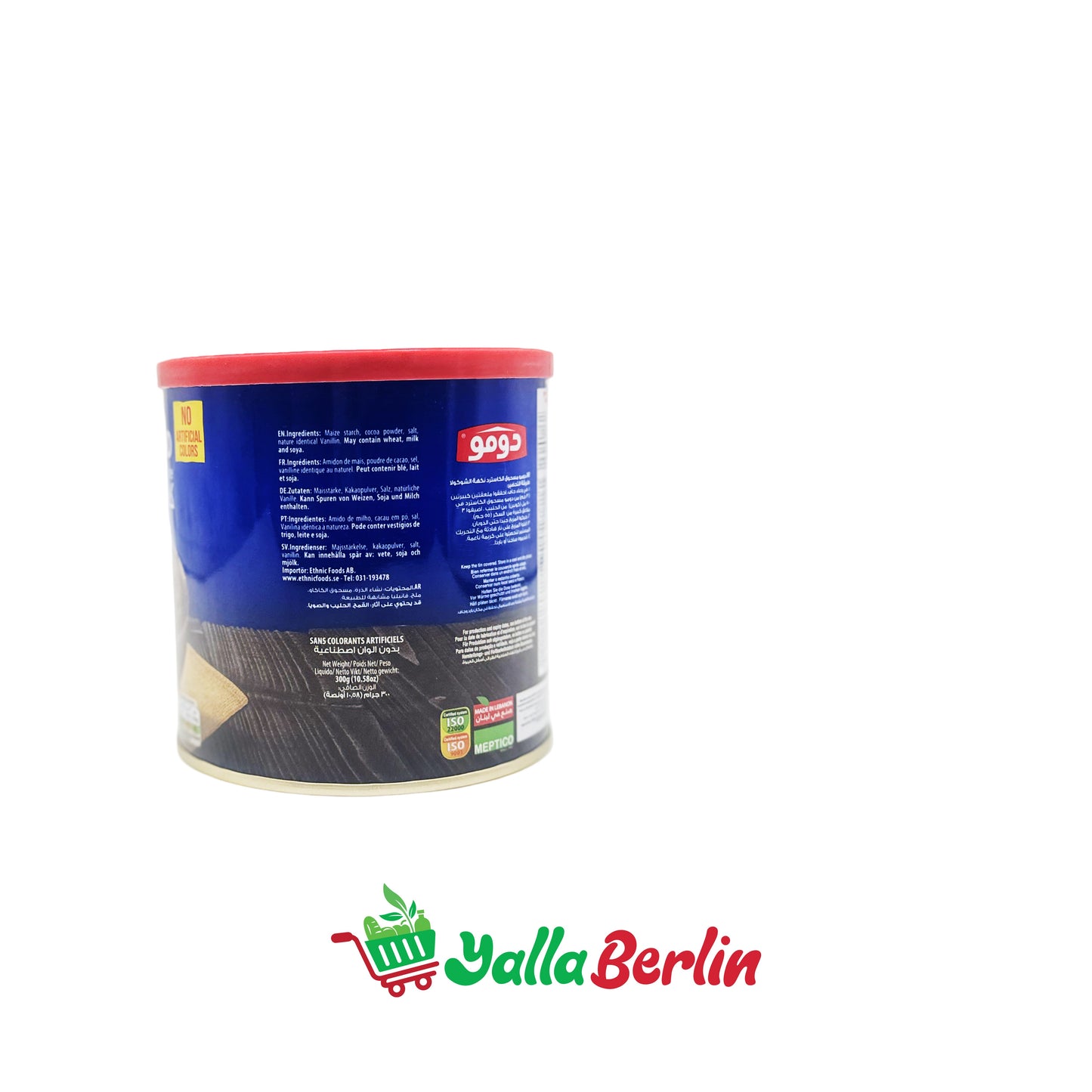 DOMO CHOCOLATE FLAVOR PUDDING POWDER 300 Gr