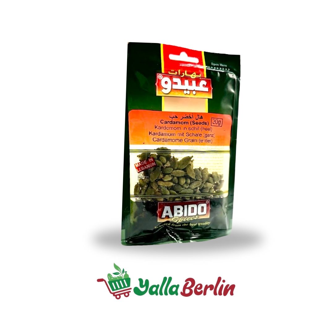 ABIDO GANZER GRÜNER KARDAMOM 30 g