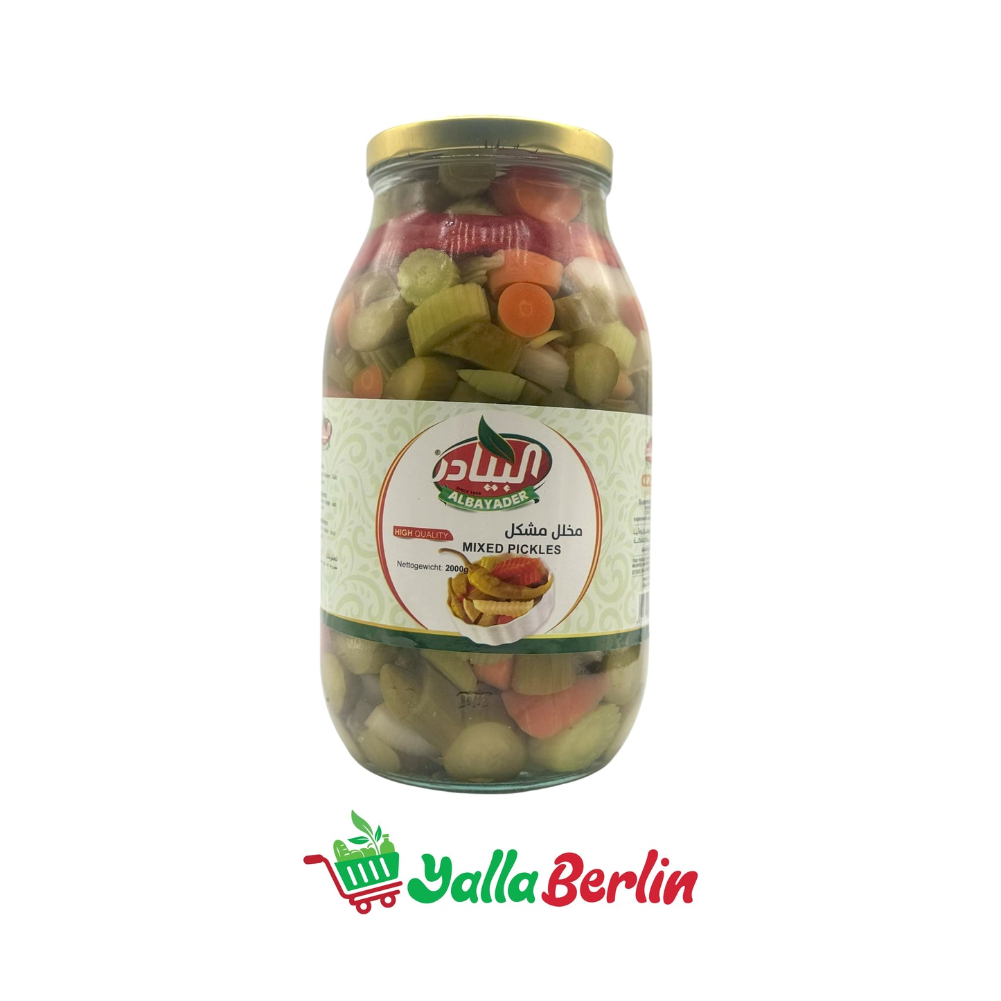 ALBAYADER MIXED PICKLED VEGETABLES (2000 Gr)