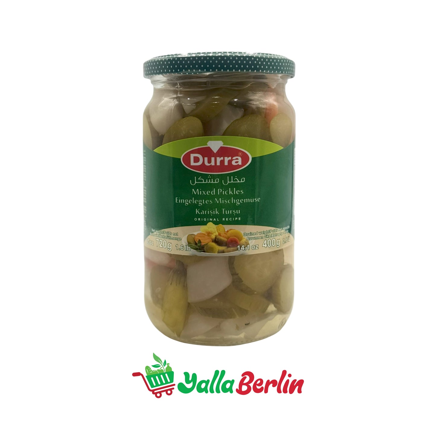 DURRA GEMISCHTES EINGELEGTES GEMÜSE(400 Gr)