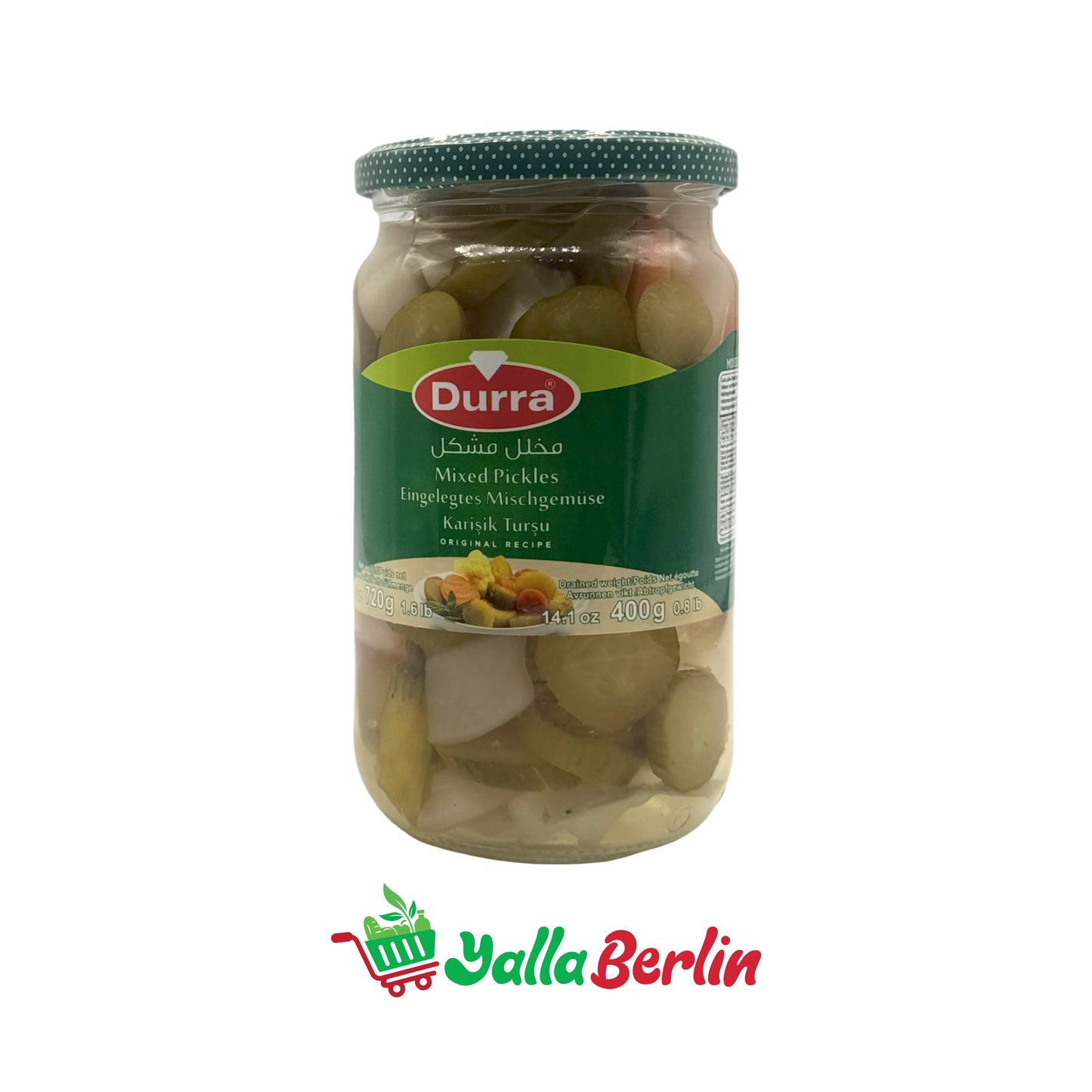 DURRA GEMISCHTES EINGELEGTES GEMÜSE(400 Gr)