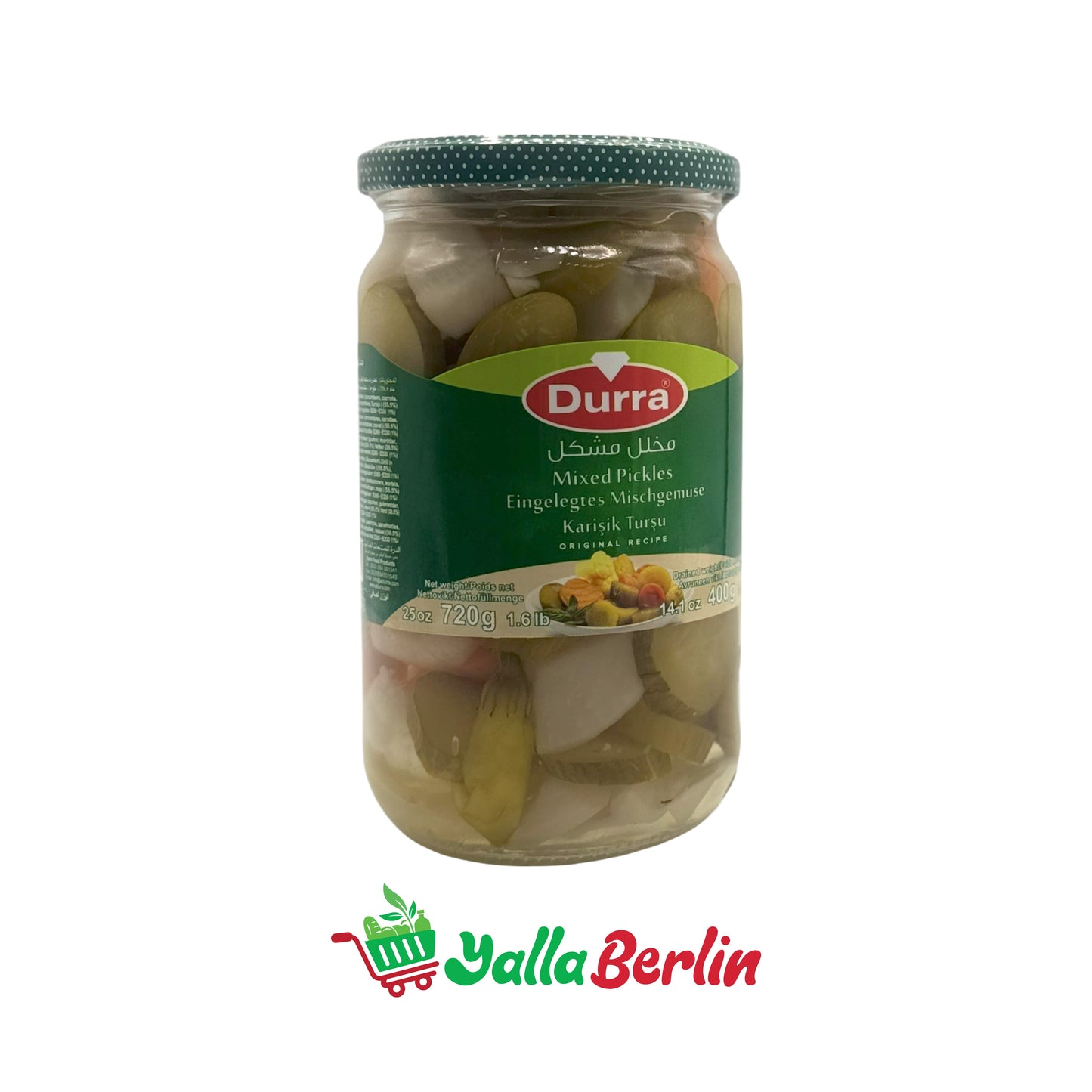 DURRA GEMISCHTES EINGELEGTES GEMÜSE(400 Gr)