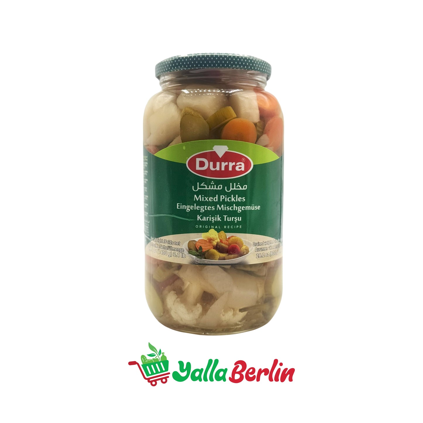 DURRA MIXED PICKLED VEGETABLES (800 Gr)