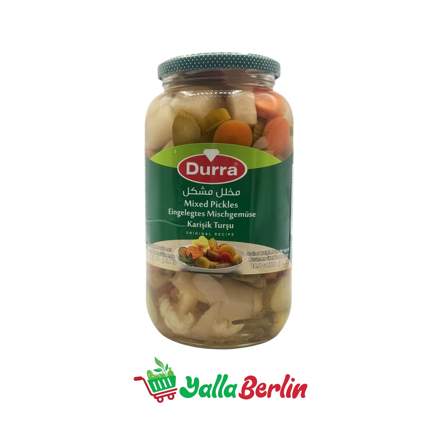 DURRA MIXED PICKLED VEGETABLES (800 Gr)