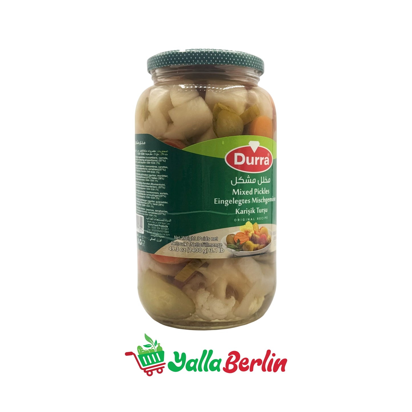 DURRA MIXED PICKLED VEGETABLES (800 Gr)