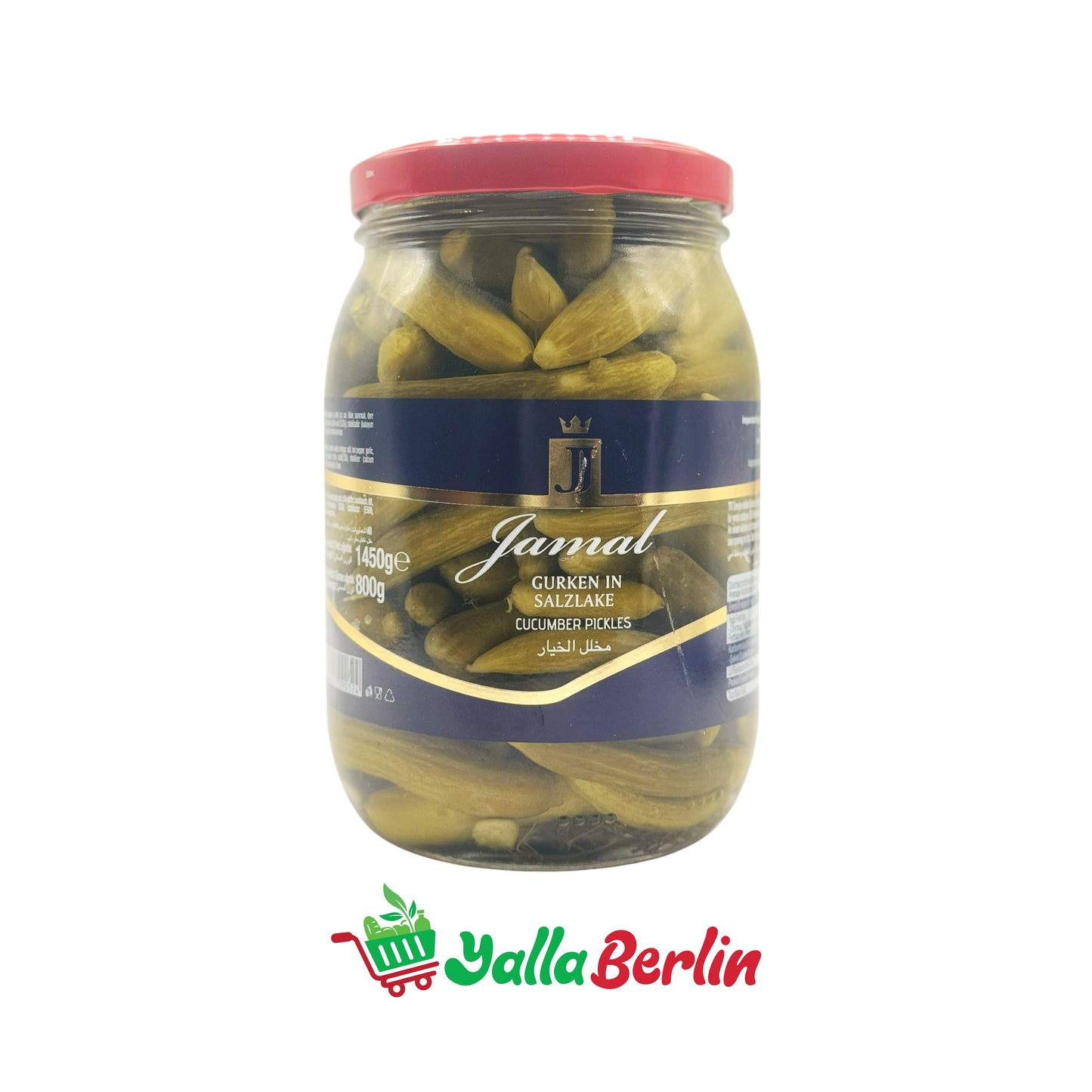JAMAL PICKLED CUCUMBERS IN BRINE (800 Gr)