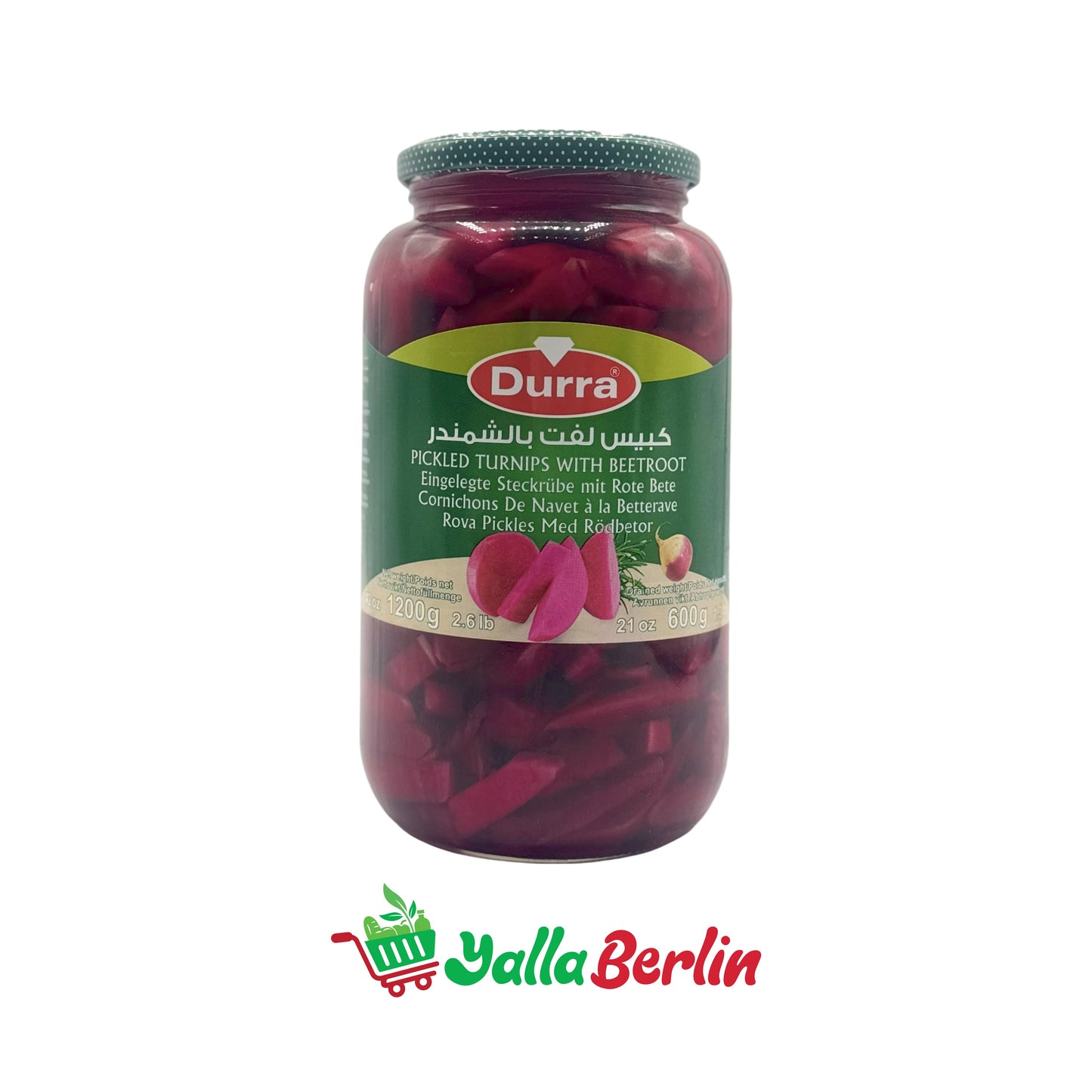 DURRA EINGELEGTE STECKRÜBE (600 Gr