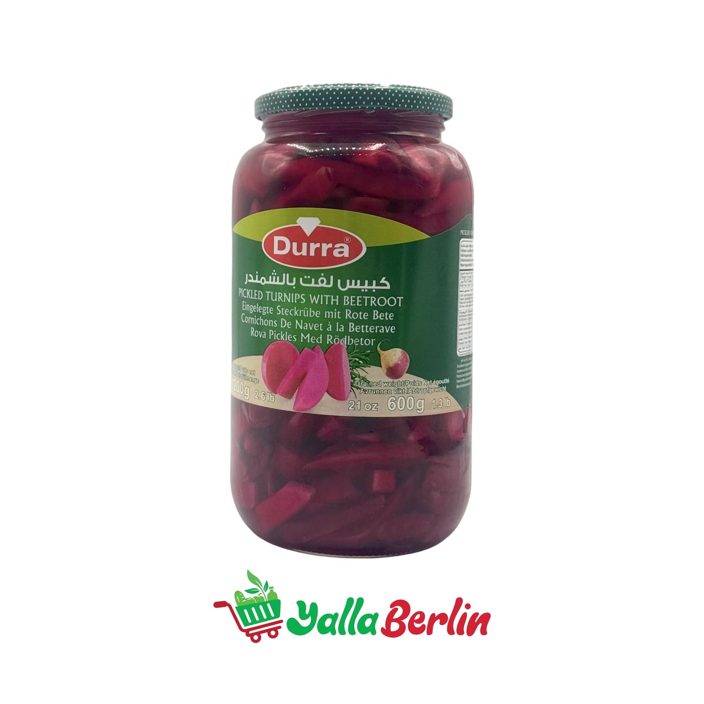 DURRA EINGELEGTE STECKRÜBE (600 Gr