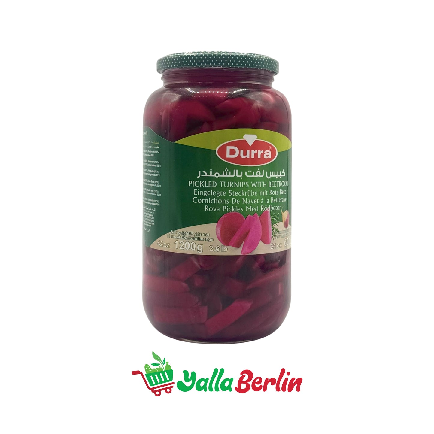 DURRA EINGELEGTE STECKRÜBE (600 Gr