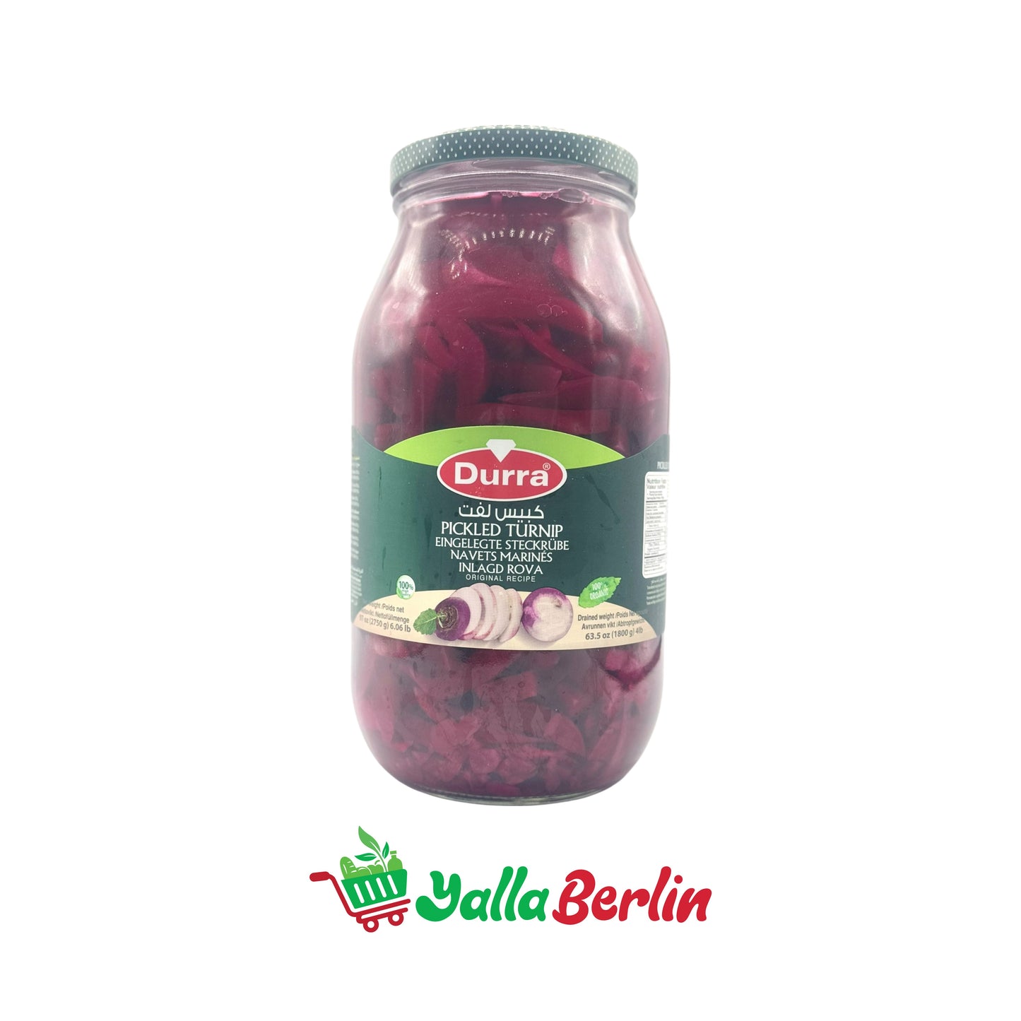 DURRA EINGELEGTE STECKRÜBE 2750 Gr