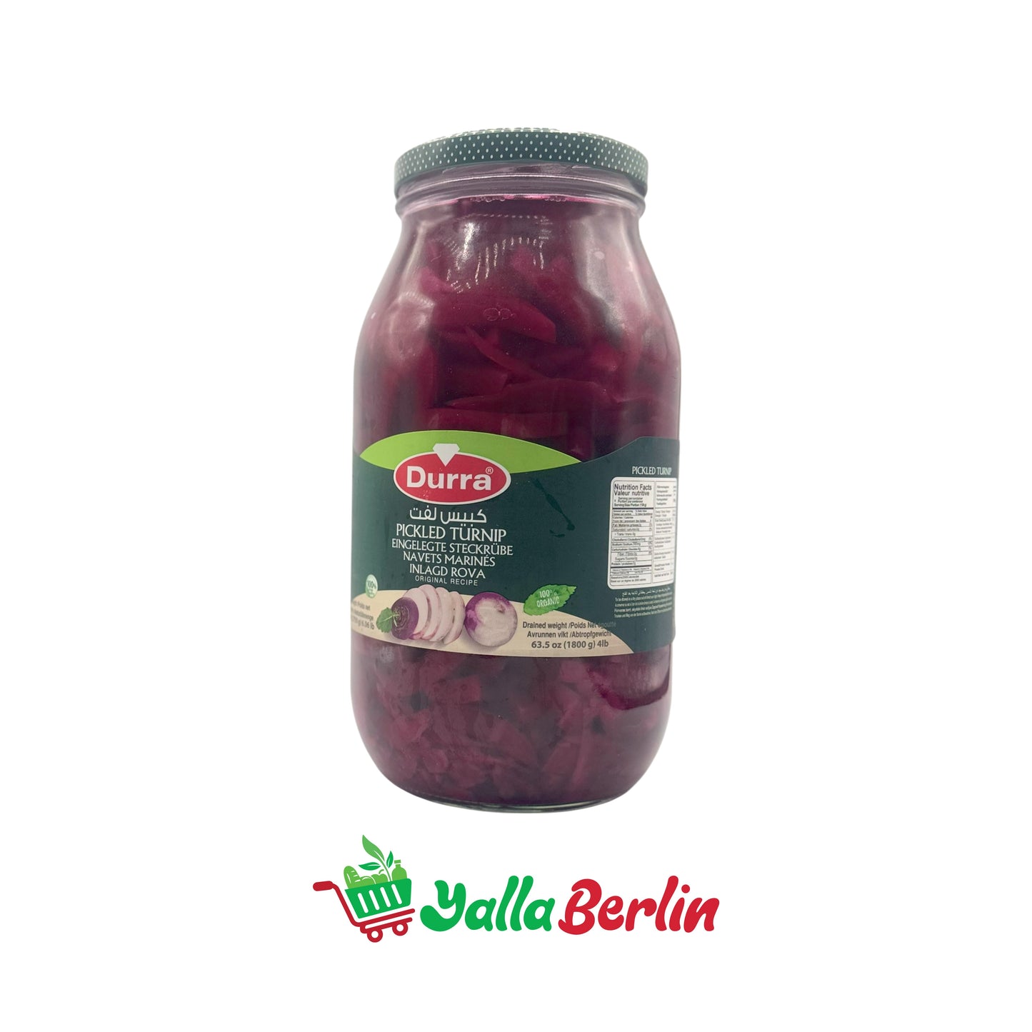 DURRA EINGELEGTE STECKRÜBE 2750 Gr