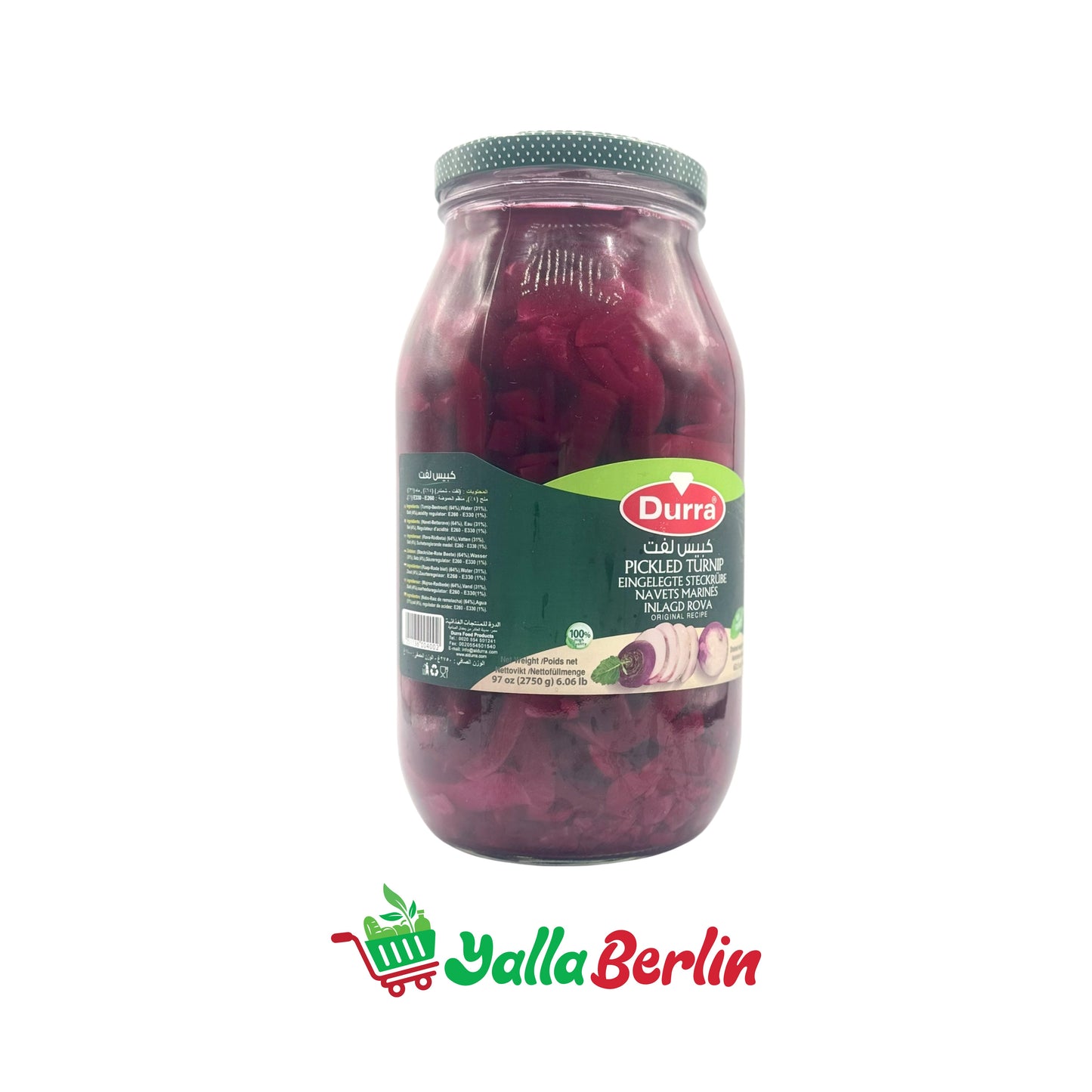 DURRA EINGELEGTE STECKRÜBE 2750 Gr