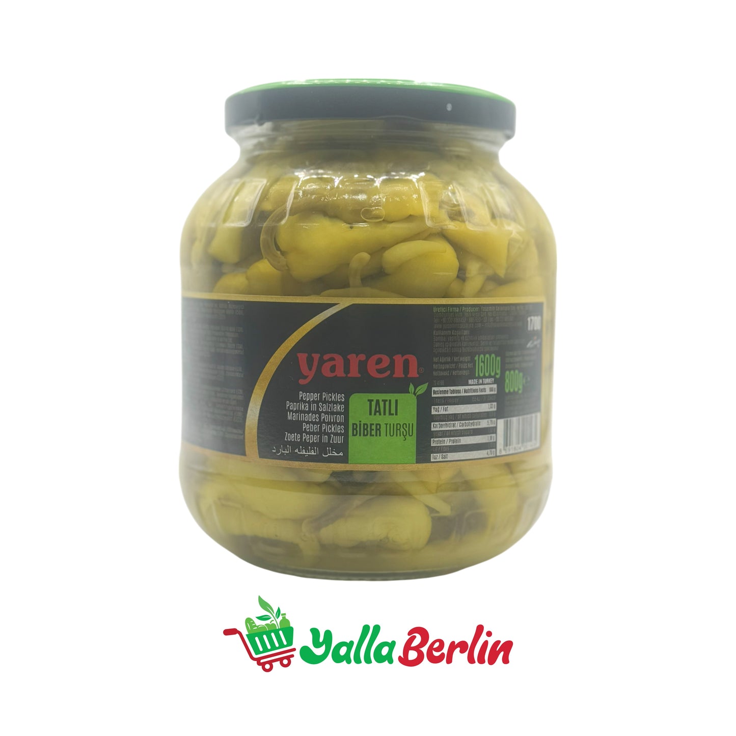 YAREN PAPRIKA IN BRINE (SU?) (800 gr)