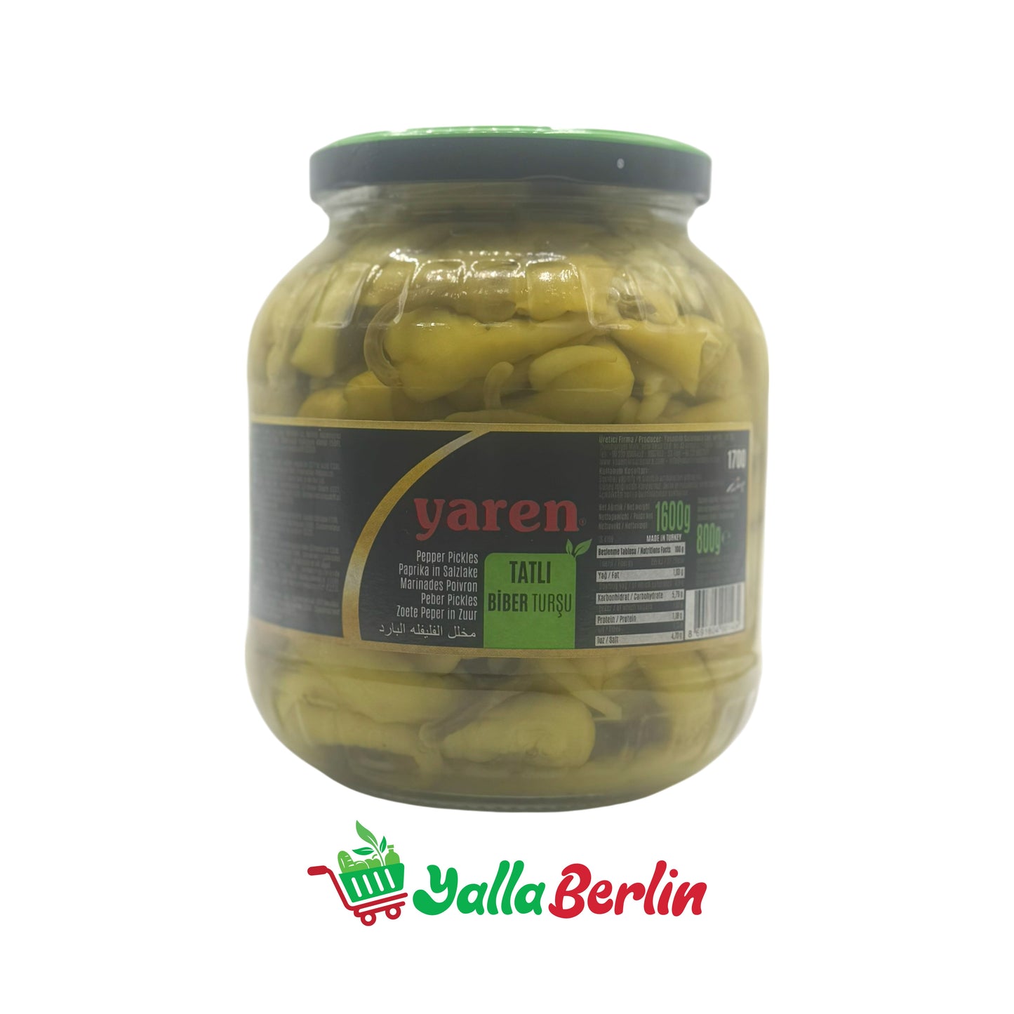 YAREN PAPRIKA IN BRINE (SU?) (800 gr)
