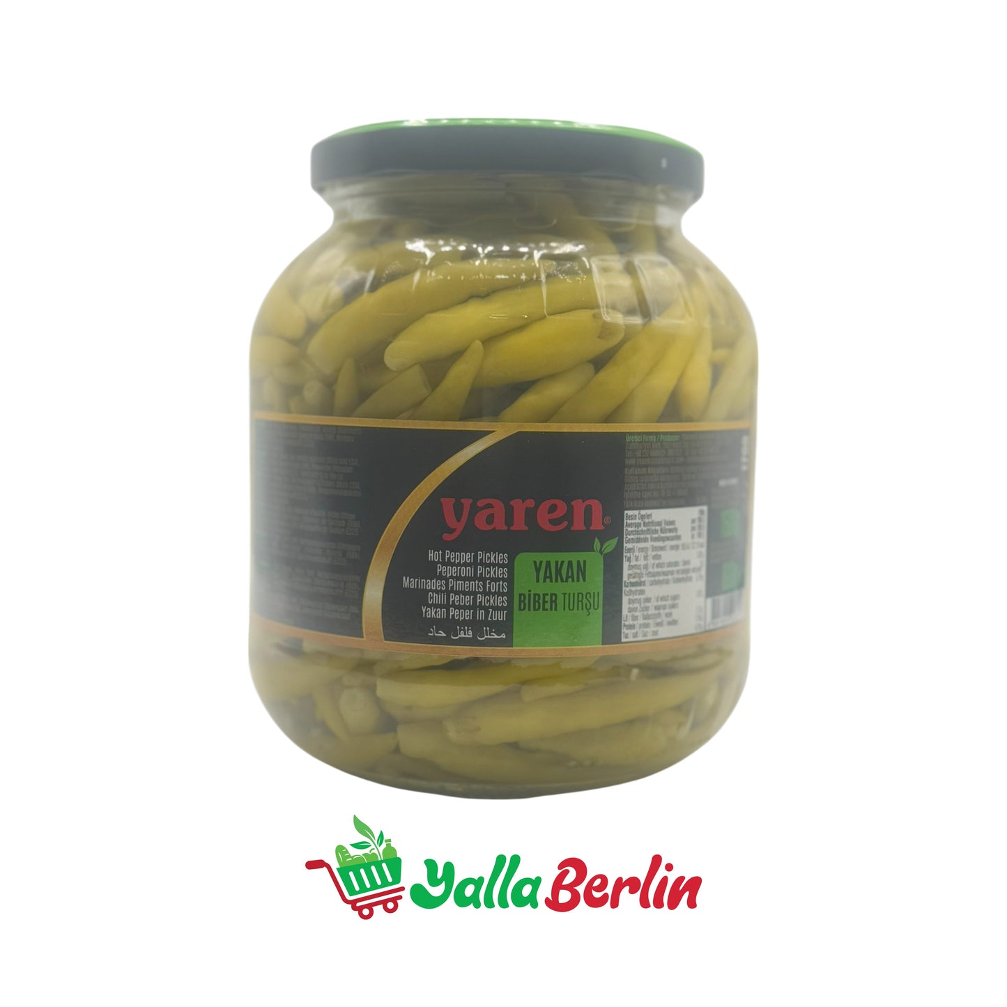 YAREN PEPERONI POCKLES (SCHARF) (800 Gr)