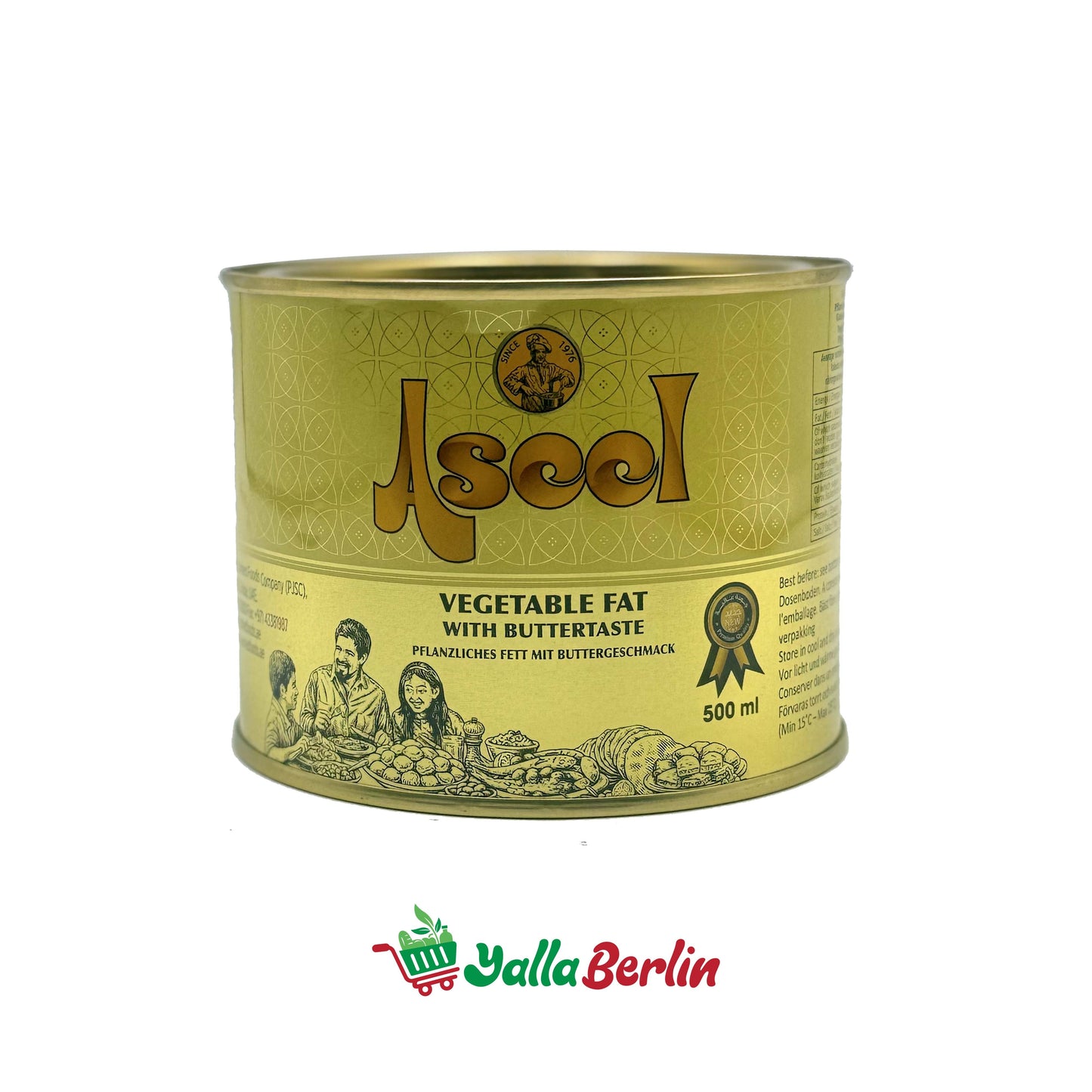 ASEEL pflanzliches Fett (500 ml)