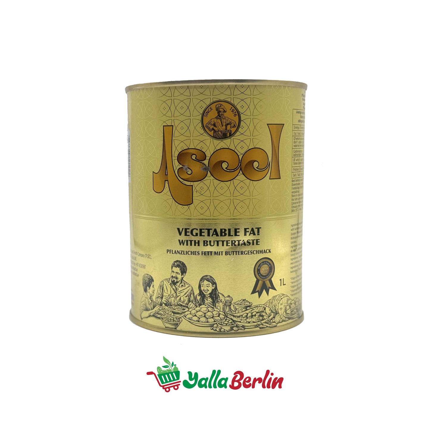 ASEEL pflanzliches Fett (1000 ml)