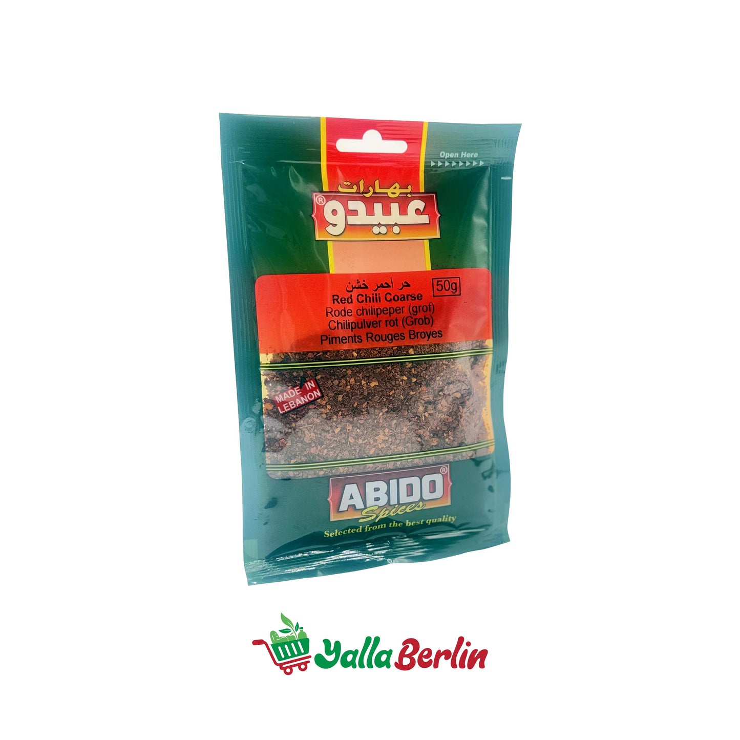 ABIDO CHILIPULVER ROT (GROB) 50 gramm