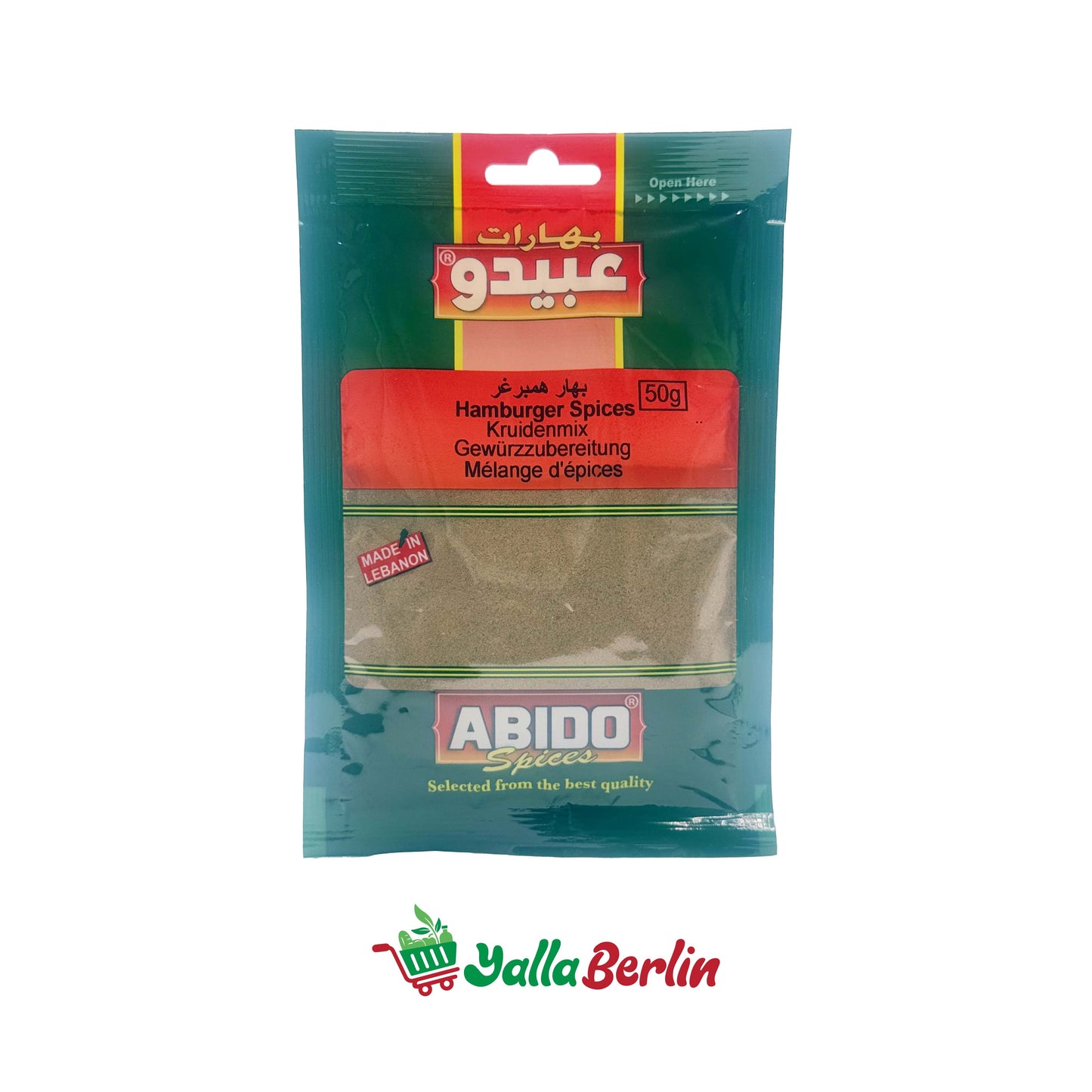 ABIDO HAMBURGER GEWÜRZZUBEREITUNG 50 gramm