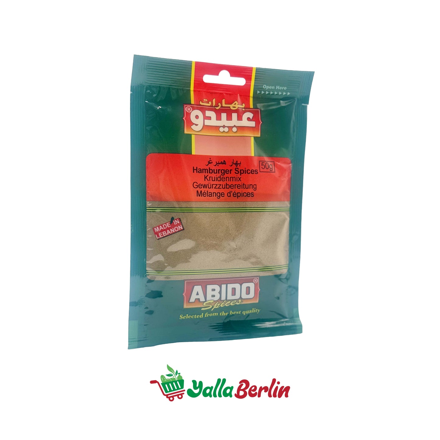 ABIDO HAMBURGER GEWÜRZZUBEREITUNG 50 gramm