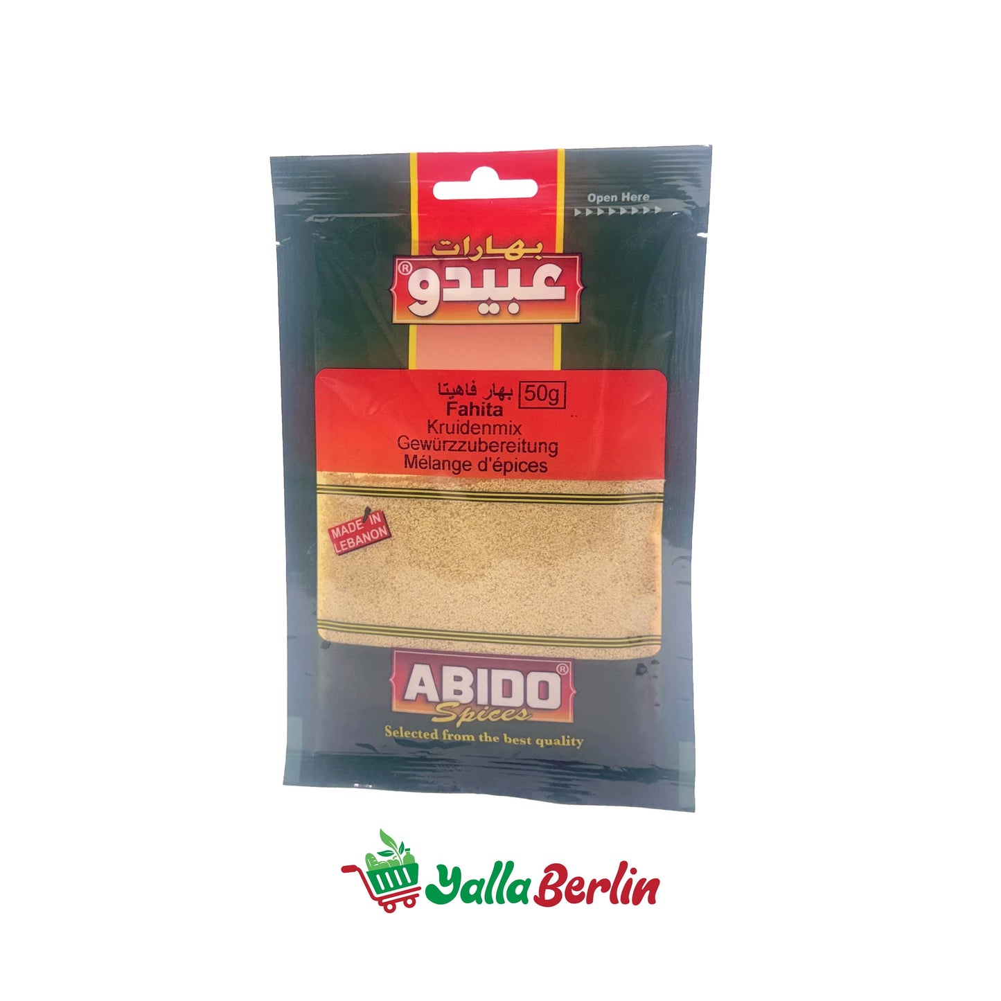 ABIDO FAHITA GEWÜRZZUBEREITUNG 50 gramm