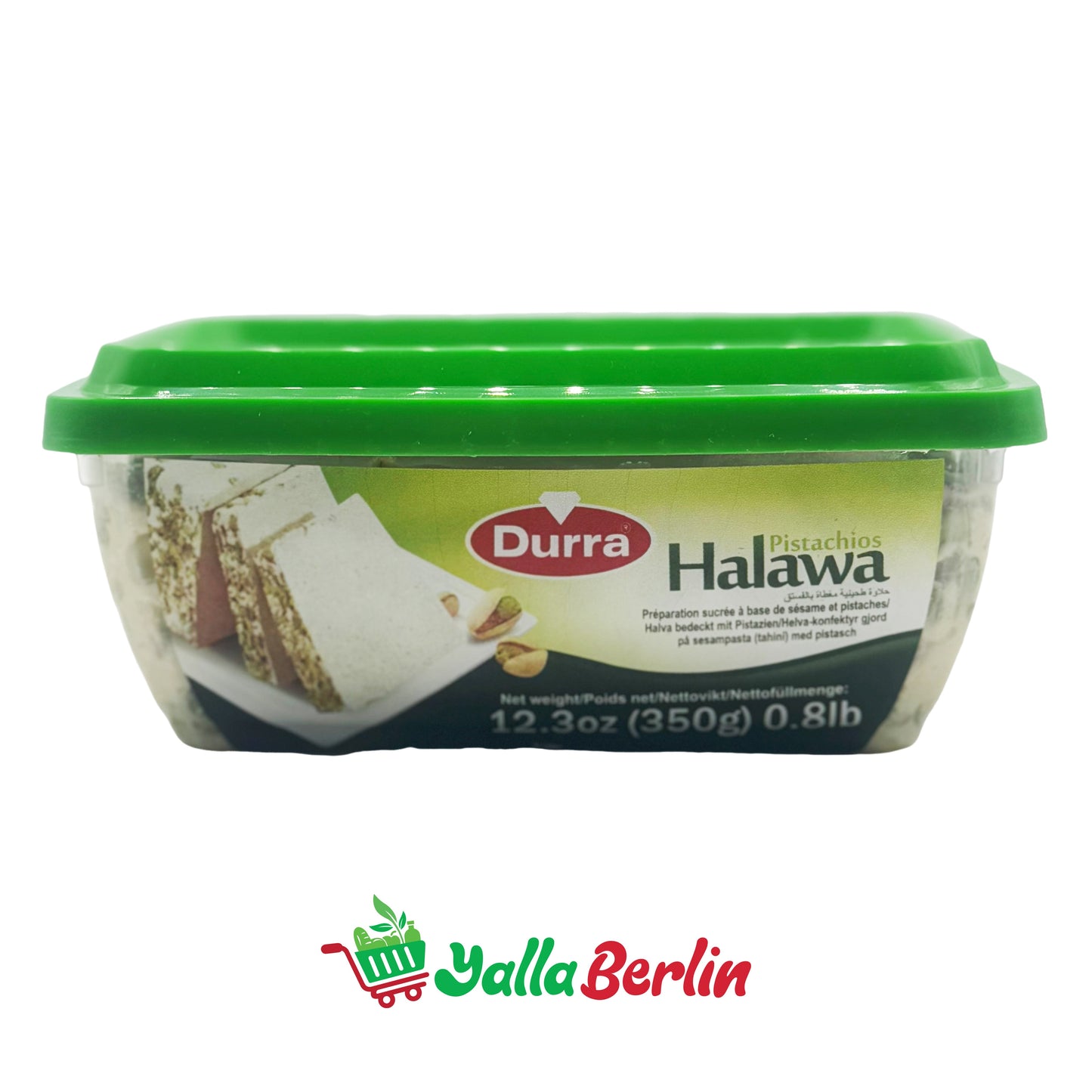 DURRA HALAWA TAHINI MIT PISTAZIEN (350 Gr)