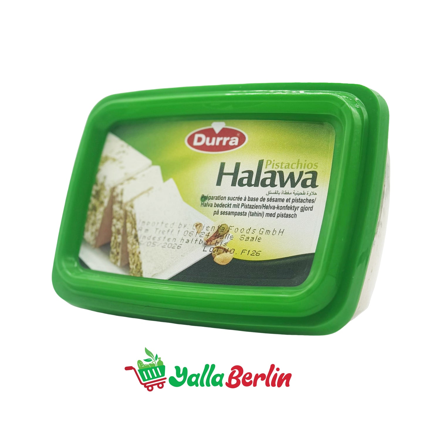 DURRA HALAWA TAHINI MIT PISTAZIEN (350 Gr)