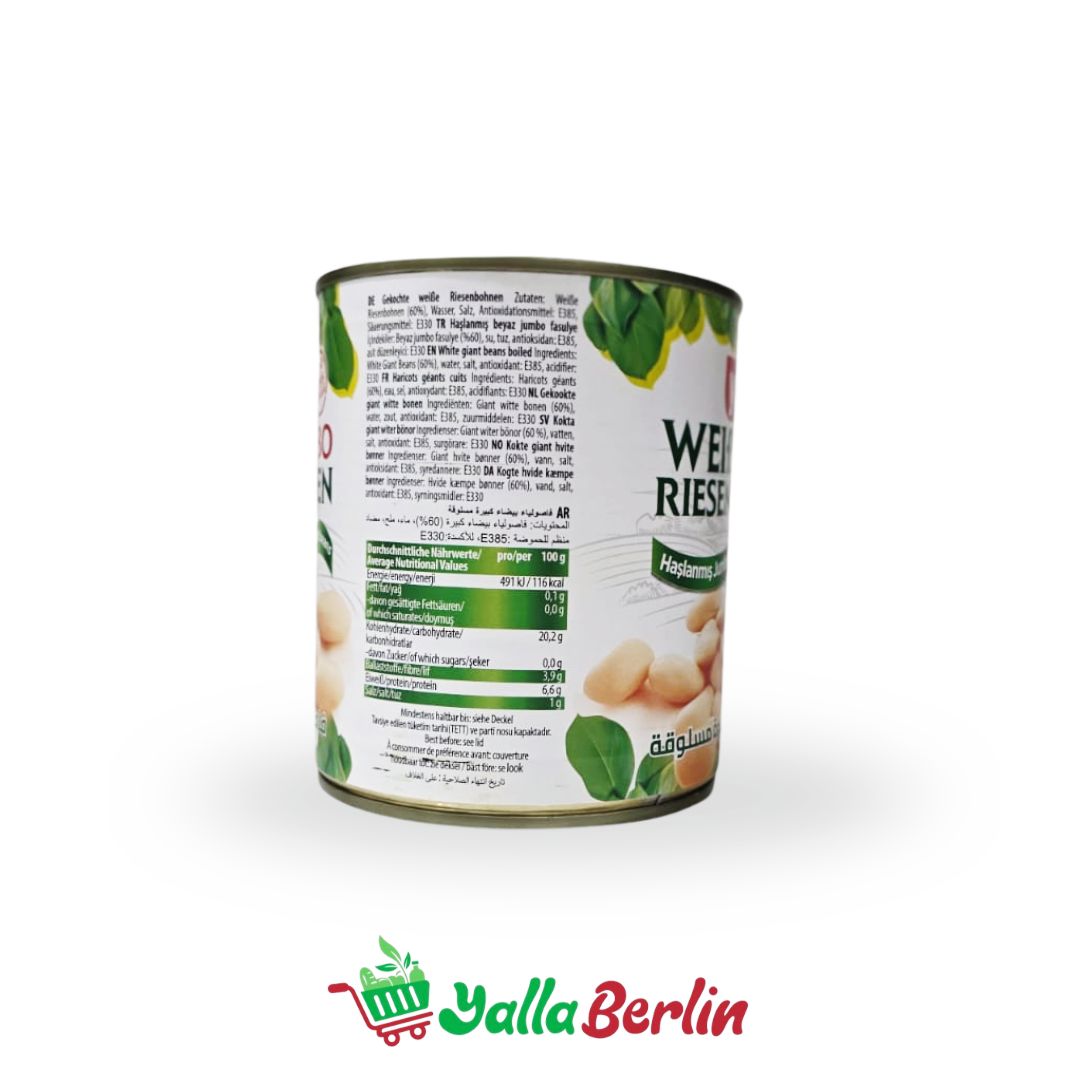 YURTTAN WEIBEJUMBO RIESENBOHNEN 800gr