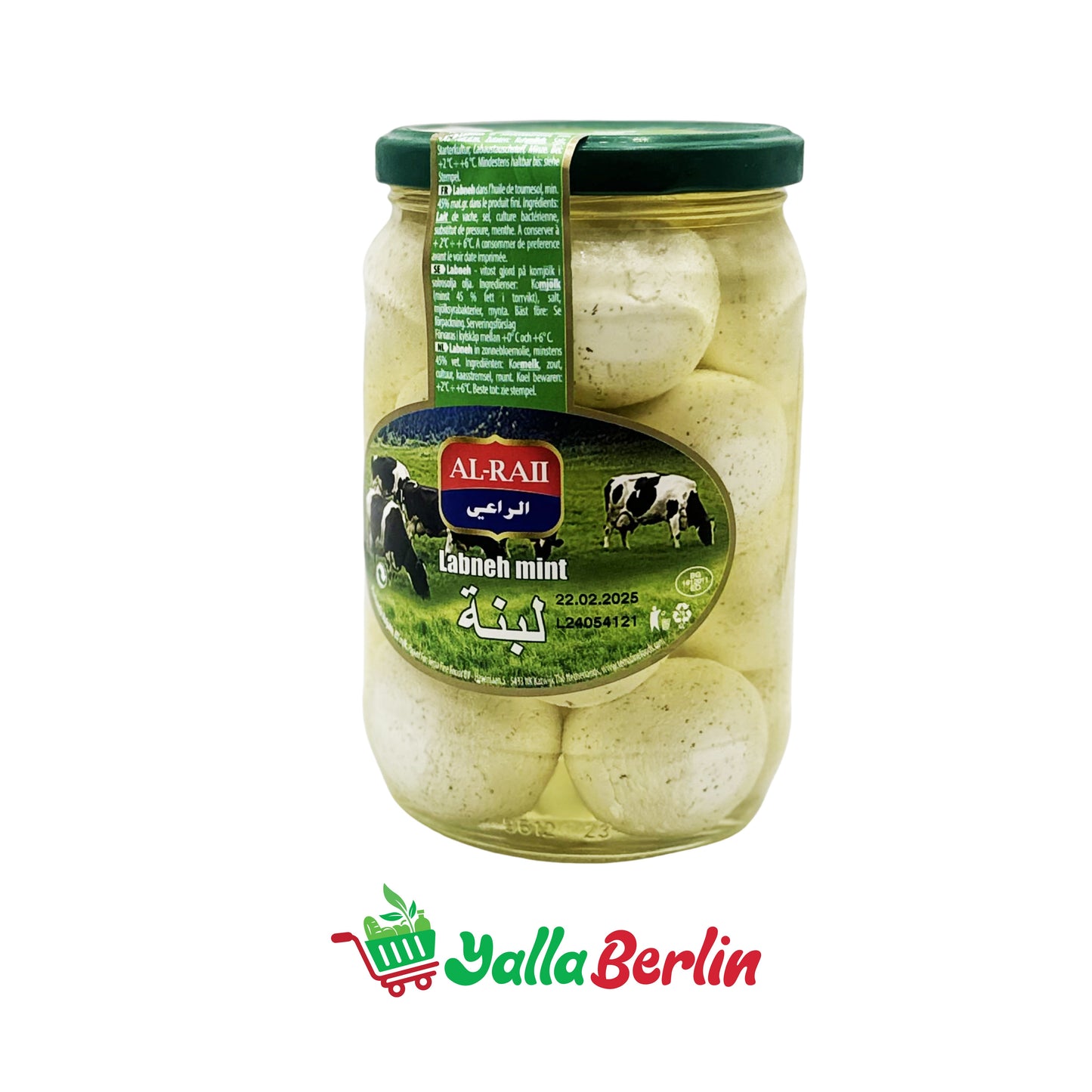 AL-RAII LABNEH KUGELN MIT MINZE (435 Gr)