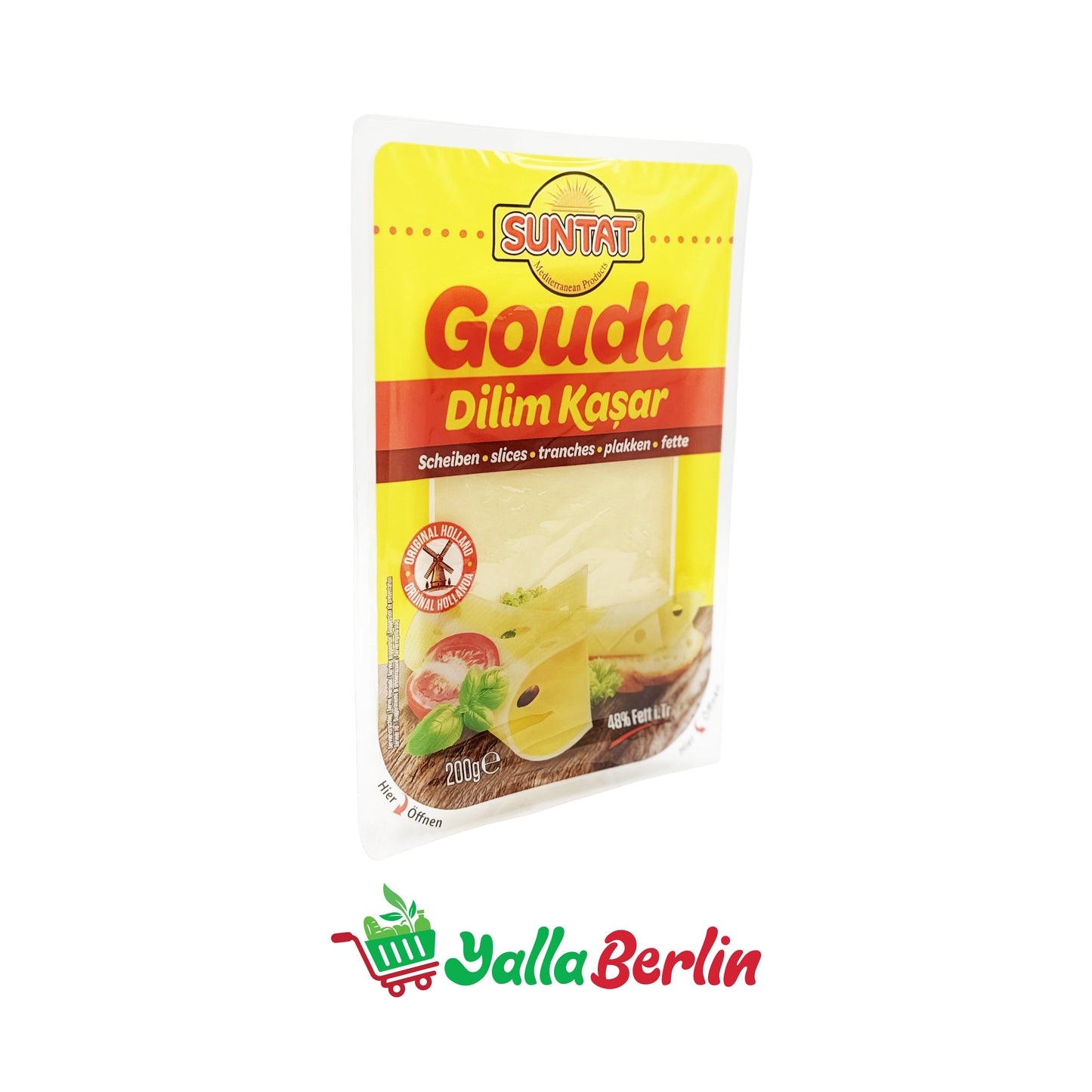 SUNTAT GOUDA DILIM KASAR 48% FAT (200 gr)