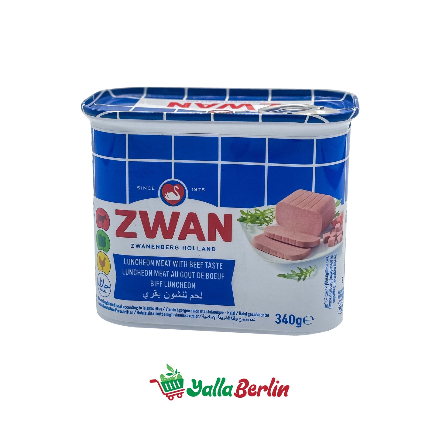 ZWAN LUNCHEON MEAT BEEF (340 Gr)