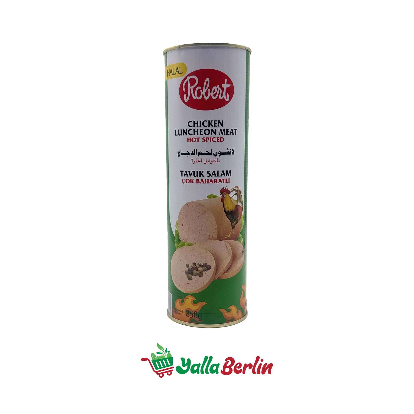 ZWAN HUHN LUNCHEON FLEISCH SCHARF (850 Gr)