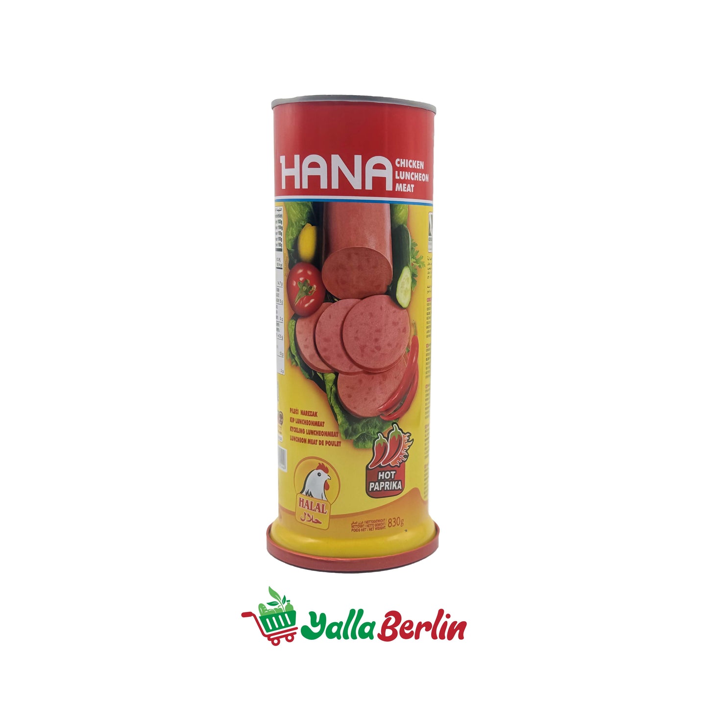 HANA CHICKEN LUNCHEON MEAT SPICY (830 Gr)