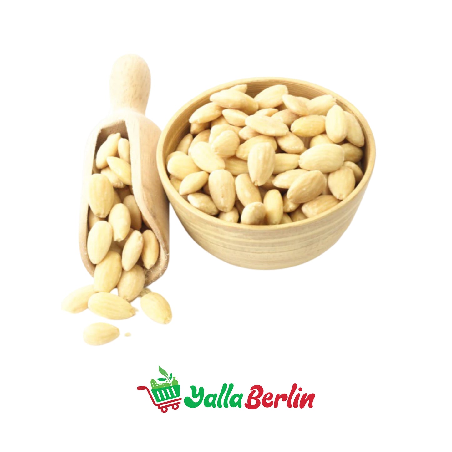 GESCHÄLTE ROHE MANDELN 250 Gr