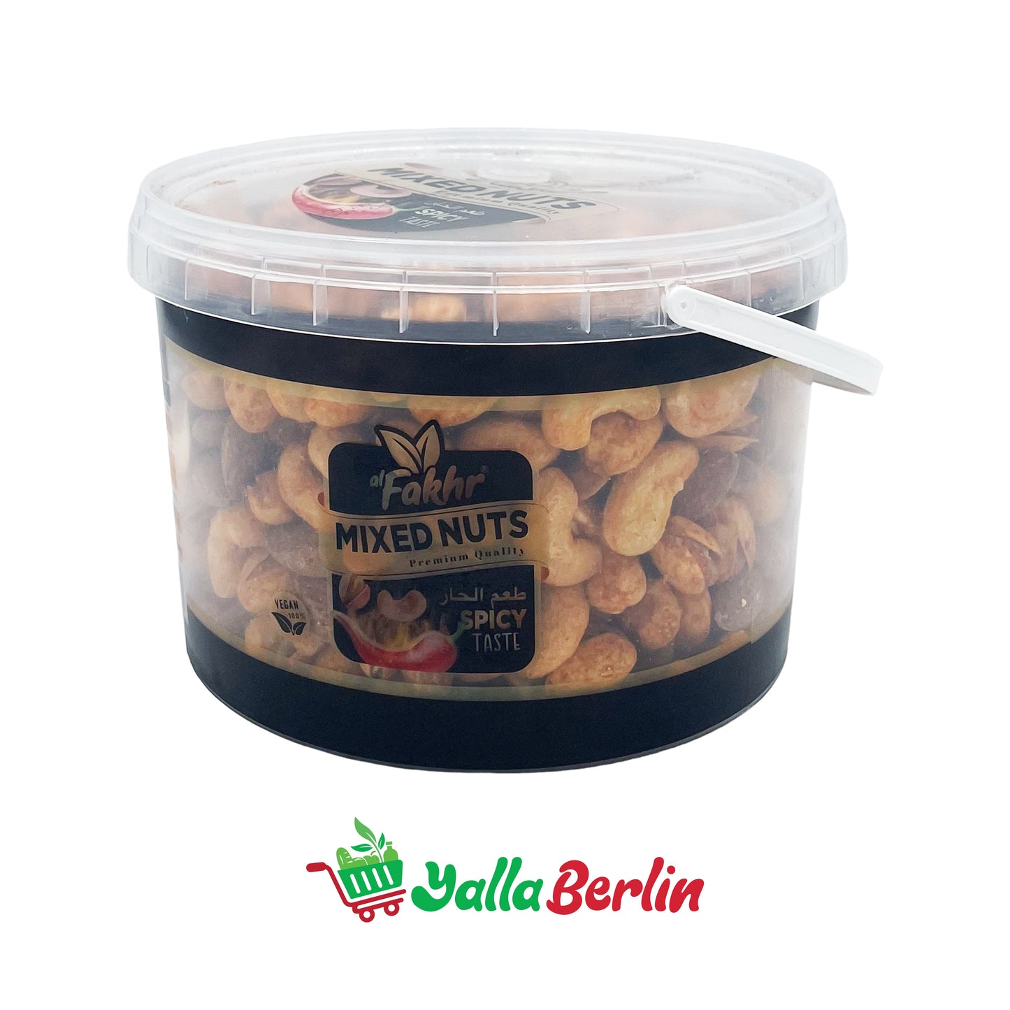 ALFAKHR GEMISCHTE NÜSSE MIT SCHARFEM GESCHMACK 900 Gr