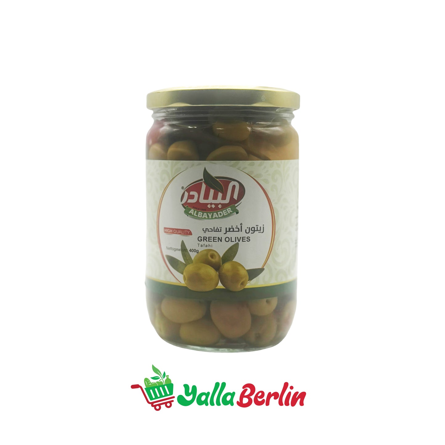 ALBAYADER GRÜNE OLIEVEN TEPHAHI (400 Gr)