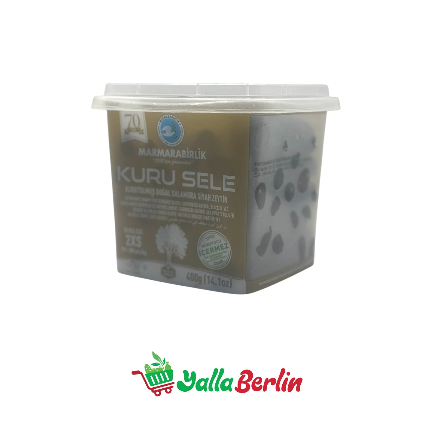 MARMARABIRLIL BLACK OLIVES SIZE 2xS (400 Gr)