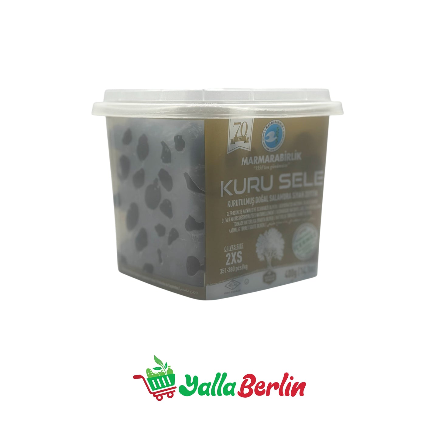 MARMARABIRLIL BLACK OLIVES SIZE 2xS (400 Gr)